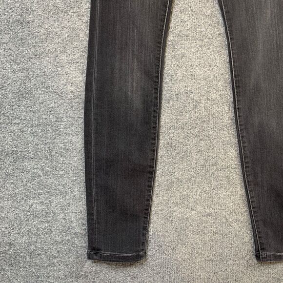 Liverpool Jeans Womens 2/26 Black Fade Abby Skinny Low Rise Stretch Set In Waist - Picture 3 of 13